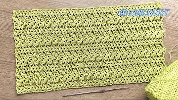 Pretty and Easy Crochet Shawl Scarf Blouse Runner Pattern Tutorial