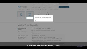 How to Use Functions in Meeting Center of WebEx @WebEx
