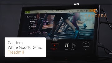 Treadmill Demo: Renesas RZ/G2L running a Candera Graphics demo on a 1080x1920 display