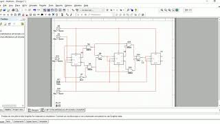 3 - bit synchronous up/down counter multisim