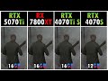 RTX 5070 Ti vs RX 7800 XT vs RTX 4070 Ti Super vs RTX 4070 Super - Performance in 20 Games