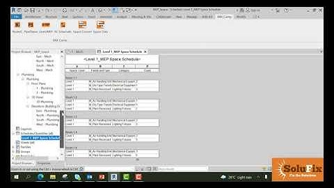 Powerful Revit Elements Schedule By Revit API