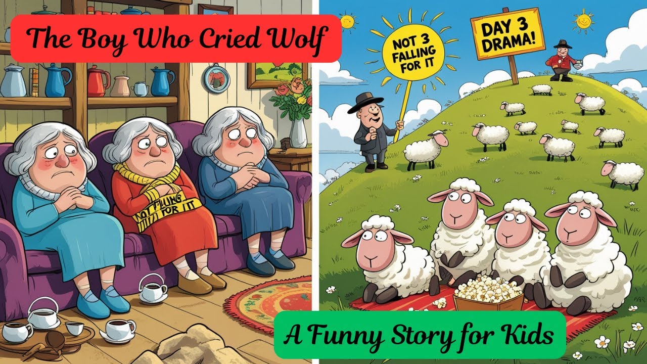 The Boy Who Cried Wolf | Short Bedtime Moral Story for Kids | Aesop’s ...