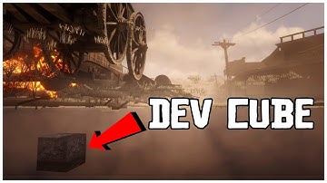 Newly found Dev Cube under Armadillo and going out of bounds in Photo Mode