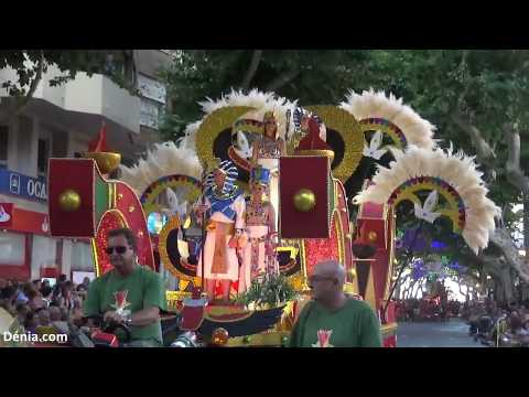 Carrozas Dénia 2018: Falla París Pedrera "Nefertiti"