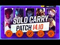 The new best solo carry champions on patch 1410  league of legends