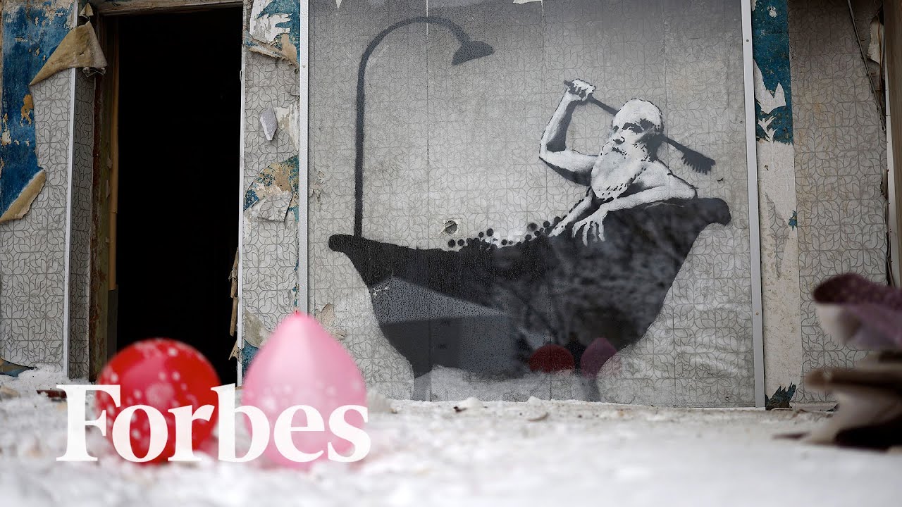Thieves Tried to Cut Banksy Mural From a Wall in War-Torn Ukrainian Town, Smart News