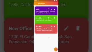 wallet app | save addresses | get location on map | vault app | Personal notes app screenshot 5