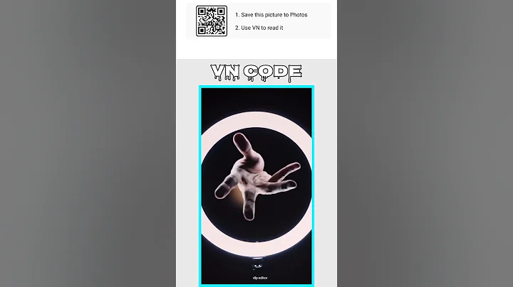 New vn code template reels vn qr code editing #vn #template #tending