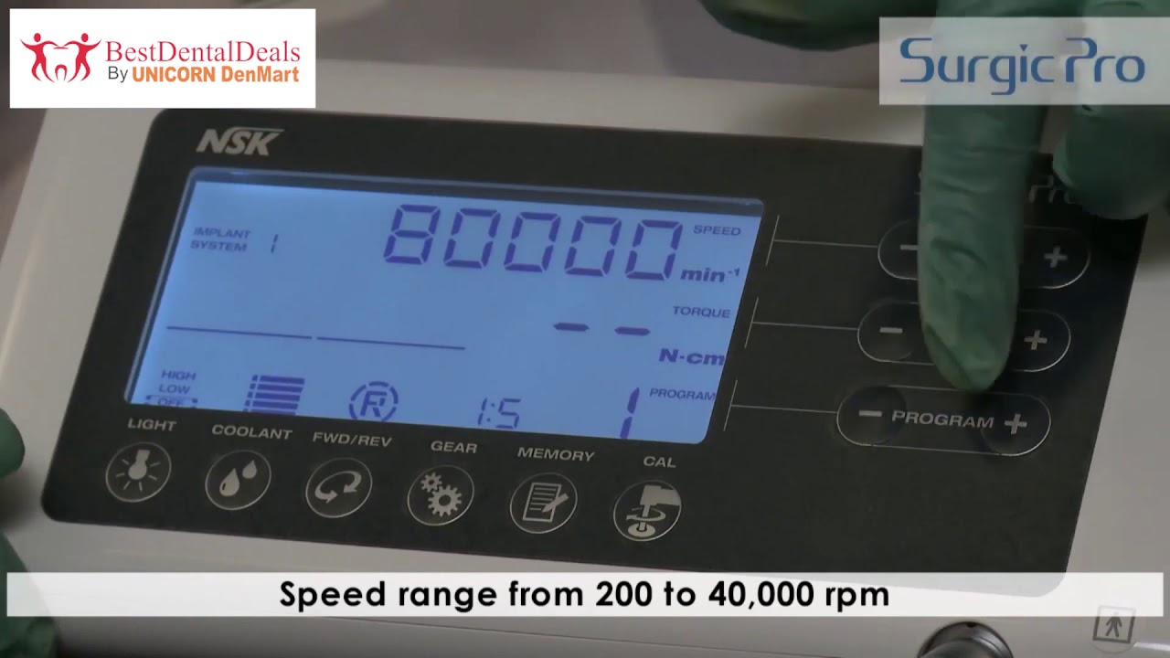 NSK Surgic Pro Physiodispenser  Unit | Dental Implant Micromotor