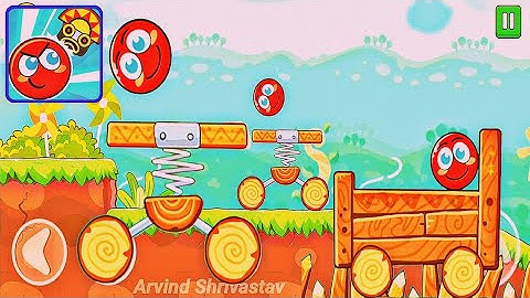 Red Bounce Ball Heroes - Gameplay Walkthrough The Best Arcade Game for Android