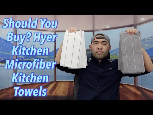 Should You Buy? Hyer Kitchen Microfiber Kitchen Towels 