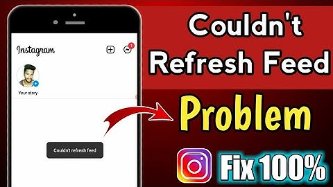 How To Fix Instagram Couldn