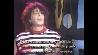 U.K. SUBS - Sk8 Tough + interview - french TV 1986