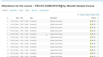 How to Use Moodle Attendance