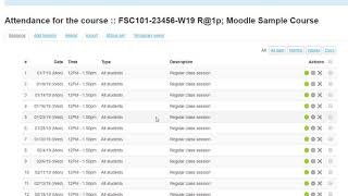 How to Use Moodle Attendance