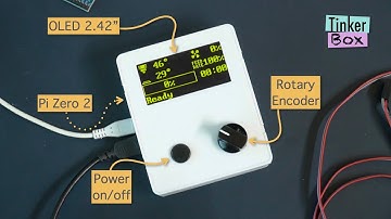 DIY Klipper box with OLED display and rotary encoder