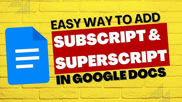 Master Google Docs: Easy Ways to Add Subscript & Superscript (2025 Guide)