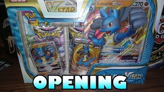 Opening A Pokemon Lucario Vstar Special Collection Box!