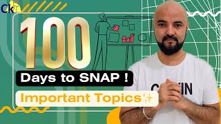 100 days to SNAP Exam! Important topics of SNAP | Syllabus of SNAP Exam screenshot 4