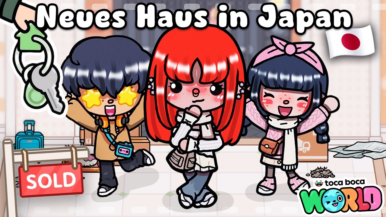 WIR ZIEHEN UM *EINZUG IN UNSER NEUES HAUS* IN JAPAN! 🏠🇯🇵 Toca Boca Story Deutsch