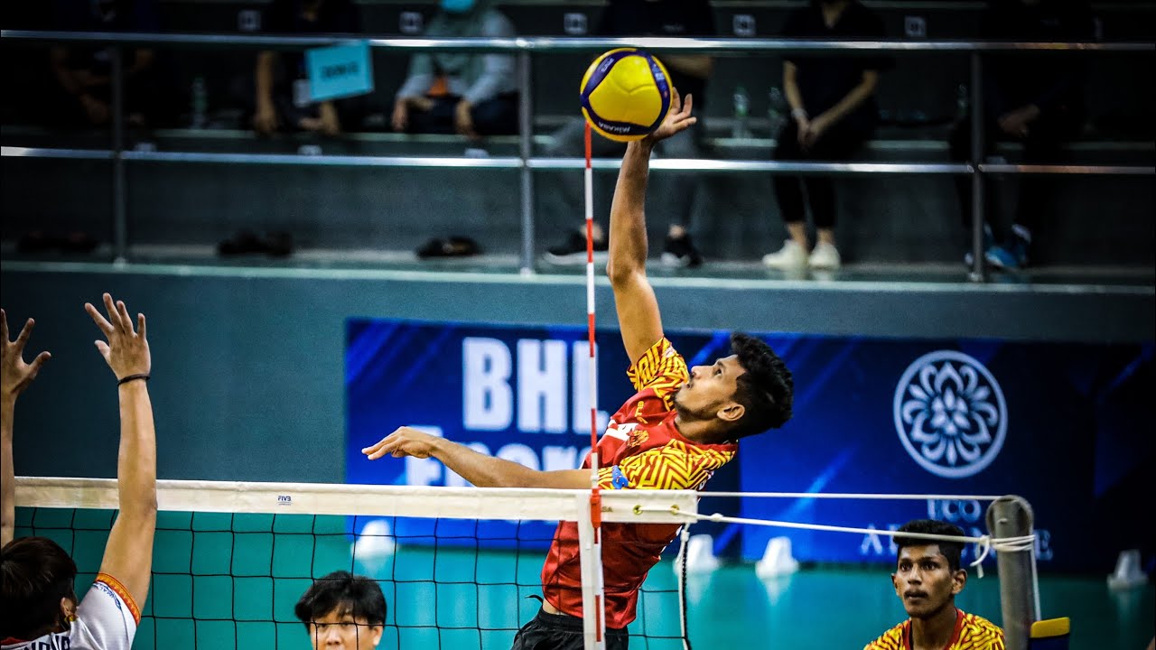 Mahela indeewara best universal player in UAE volleyball league YouTube