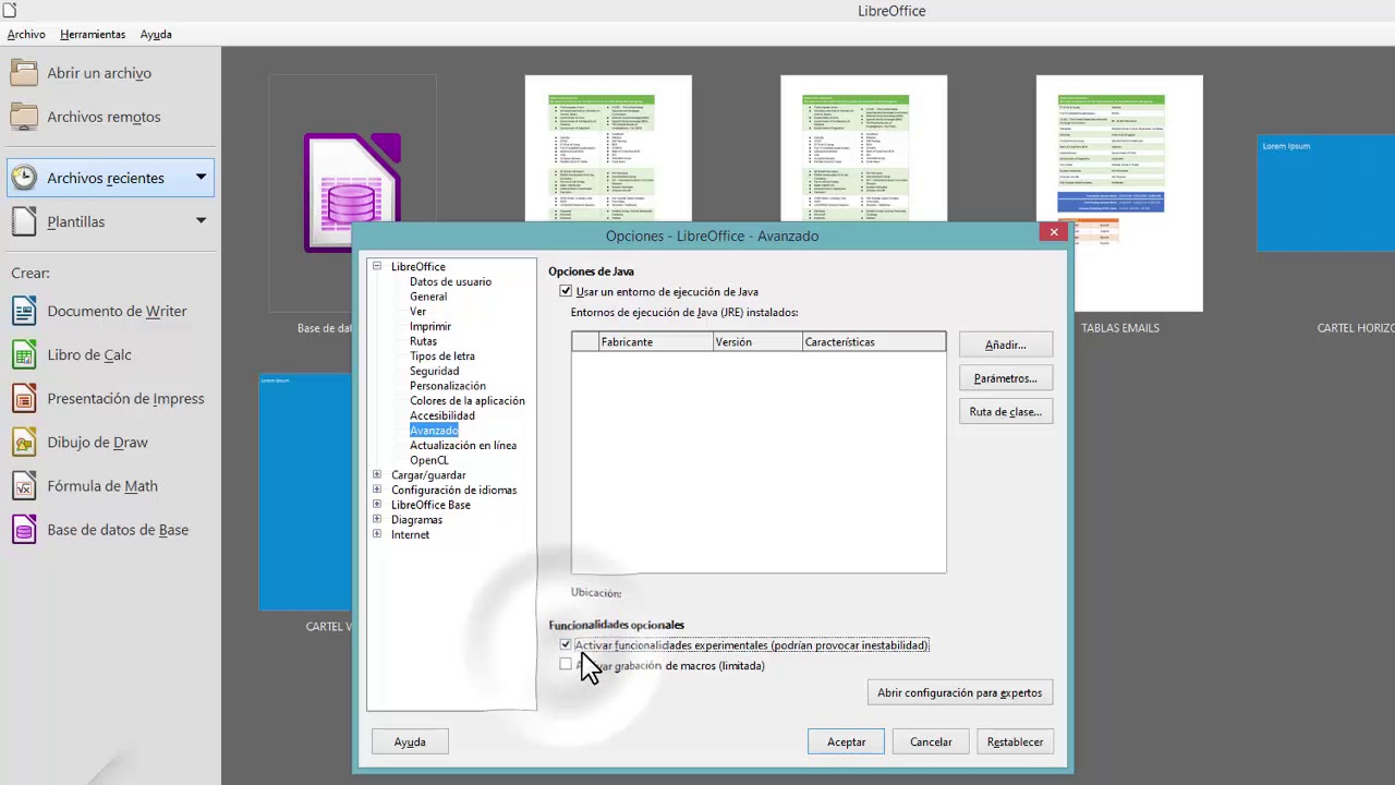 Mostrar la cinta (barra) de Microsoft Office en LibreOffice (Omnibarra /  Notebookbar) - YouTube