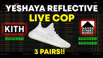 Yeezy Yeshaya Reflective Live Cop from KITH & DSM-NY! Complete setup details included for NSB!