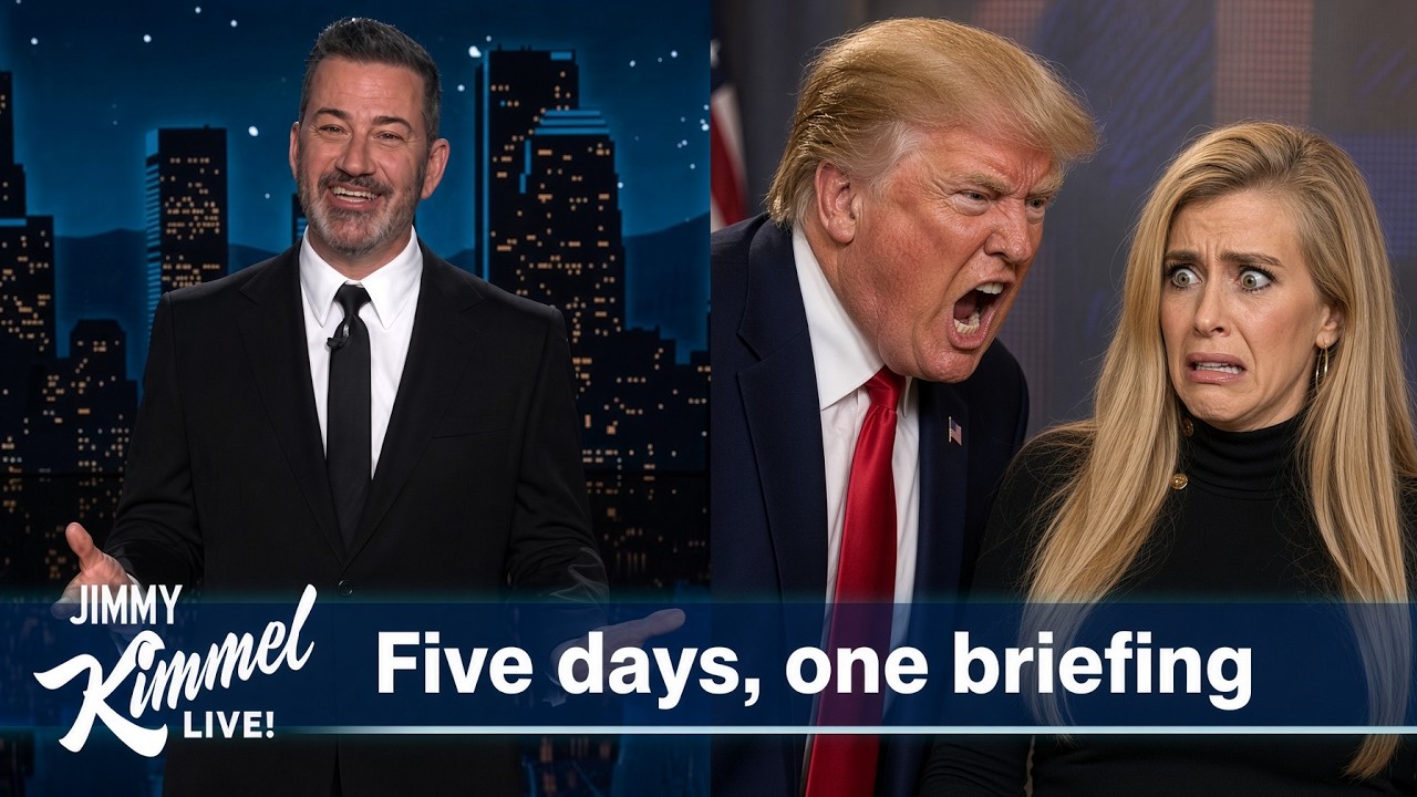 Jimmy Kimmel ROASTS Katie Zacharia Firing: “Five Days, One Podium, Zero Bar Exams!”