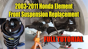 2003-2011 Honda Element Front Suspension Struts, Ball Joints, Tie-Rod, Sway Bar Bushing **Tutorial**