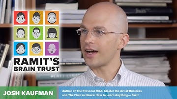How to learn any skill rapidly, with Josh Kaufman and Ramit Sethi