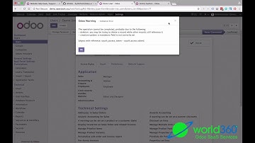 Tutorial how to deactivate user, some related Odoo user cannot delete but can deactivate