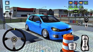 New Volkswagen Golf GTI Parking School Platforms Level 12 : Car Parking 2026 : Android Gameplay screenshot 1