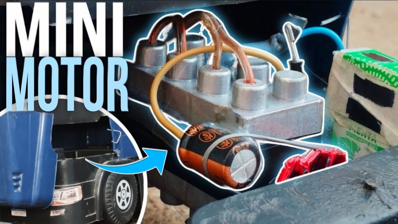 Como fazer mini Motor para detalhar Miniatura de Caminhão