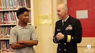 U.S. Navy Admiral Visits Capitol Heights