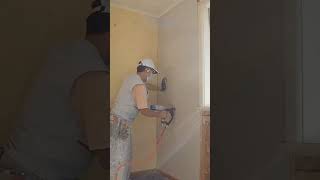 No Need To Press. Air Pressure Plasterboard Auto Feed Screw Gun