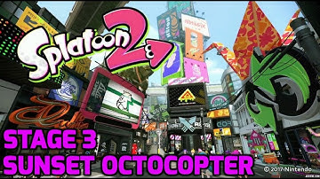 Splatoon 2 - Stage 3 - Sunset Octocopter