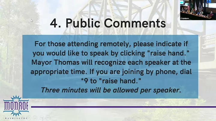 April 25, 2023 Monroe WA City Council Regular Business Meeting