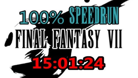 Final Fantasy VII : 100% Speedrun in 15:01:24 (WR)
