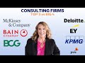 Top 3 vs Big 4 Consulting Firms