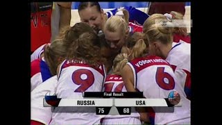 Россия обыгрывает США в полуфинале Чемпионата мира по баскетболу 2006 среди женщин