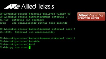 VRRPv3 Failover Demonstration