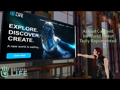 Second Life: The New Login Page on the Second Life Website