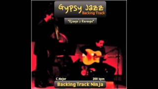 Video thumbnail of "Gypsy Jazz Backing Track In C Major [200bpm] HIGH QUALITY"