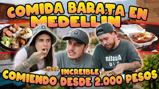 LOS ALMUERZOS Y COMIDAS MÁS BARATOS DE MEDELLÍN 🤯 DESDE 2.000 😱
