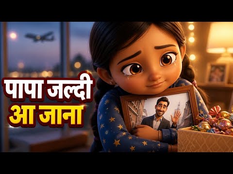 पापा जल्दी आ जाना | Papa Jaldi Aa Jana | Hindi Songs For Kids | Balgeet | 4K