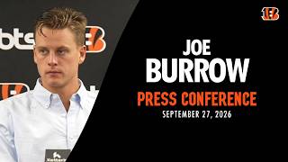 Joe Burrow Press Conference - September 27