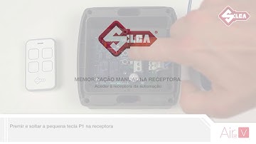 Programe o radio controlo  SOMFY® KEYTIS® com Silca  Air4 V or V Plus