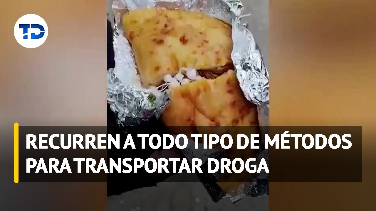 Localizan droga escondida en comida en Barrio Cuba