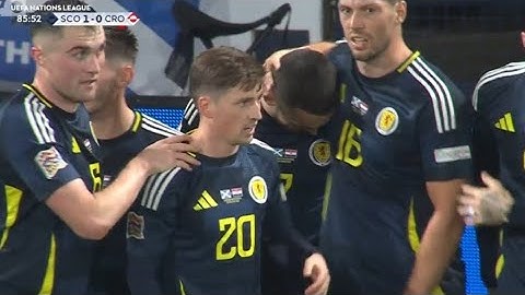 John McGinn Goal, Scotland vs Croatia (1-0) Goals and Extended Highlights